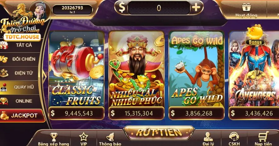 Máy đánh bạc (Slot Game) đa dạng tại 39go99 login